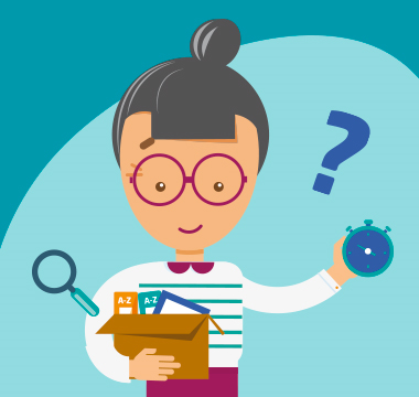 personnage féminin s'interrogeant sur sa retraite